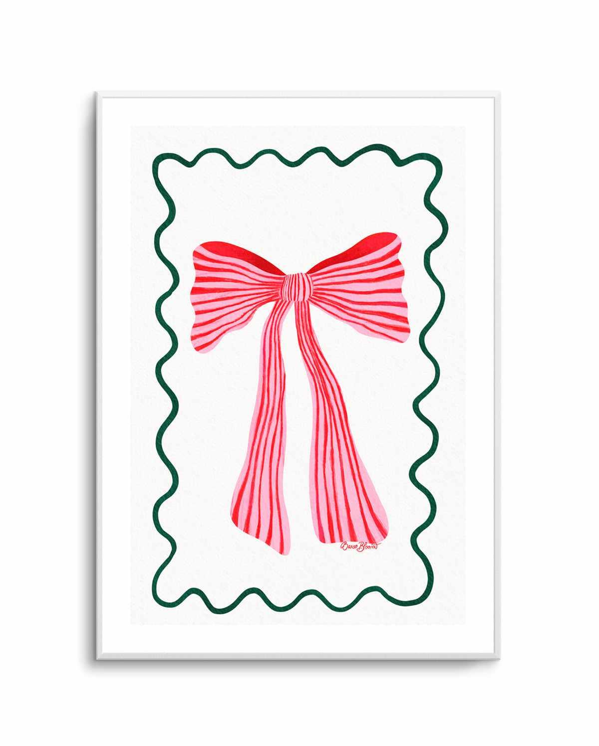 Pretty Ribbon by Baroo Bloom | Art Print from Olive et Oriel where you can shop wallpaper and artworks online