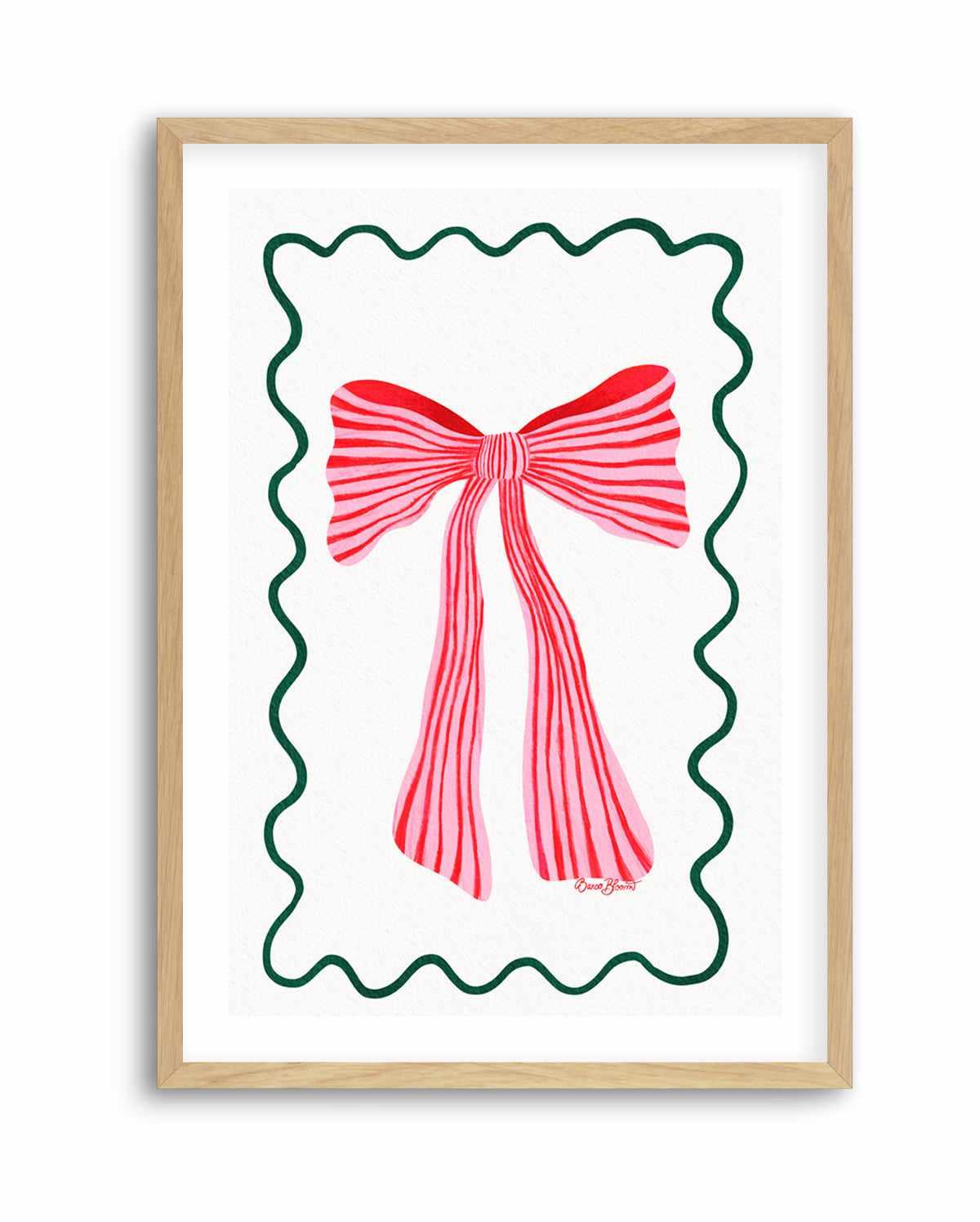 Pretty Ribbon by Baroo Bloom | Art Print from Olive et Oriel where you can shop wallpaper and artworks online