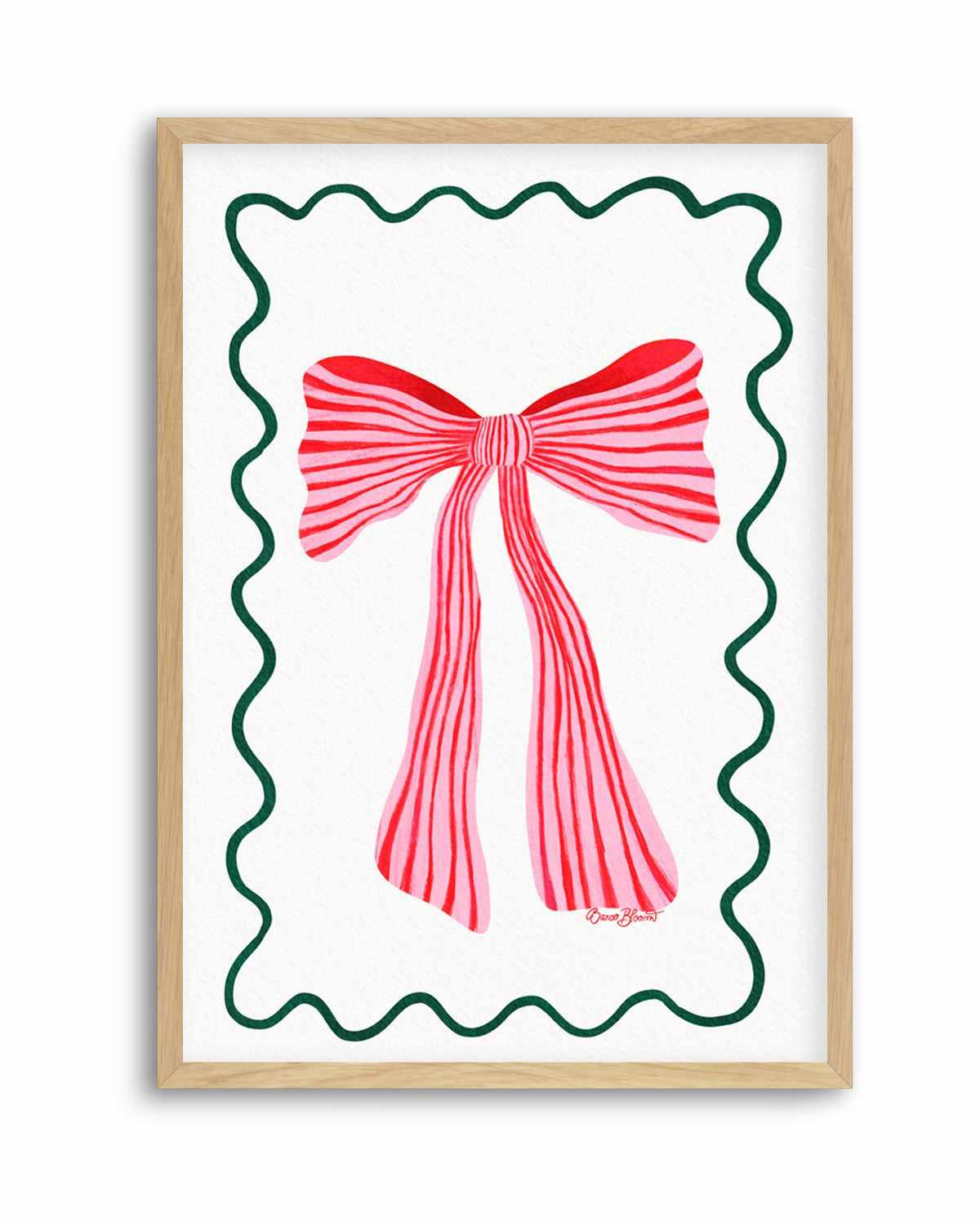 Pretty Ribbon by Baroo Bloom | Art Print from Olive et Oriel where you can shop wallpaper and artworks online