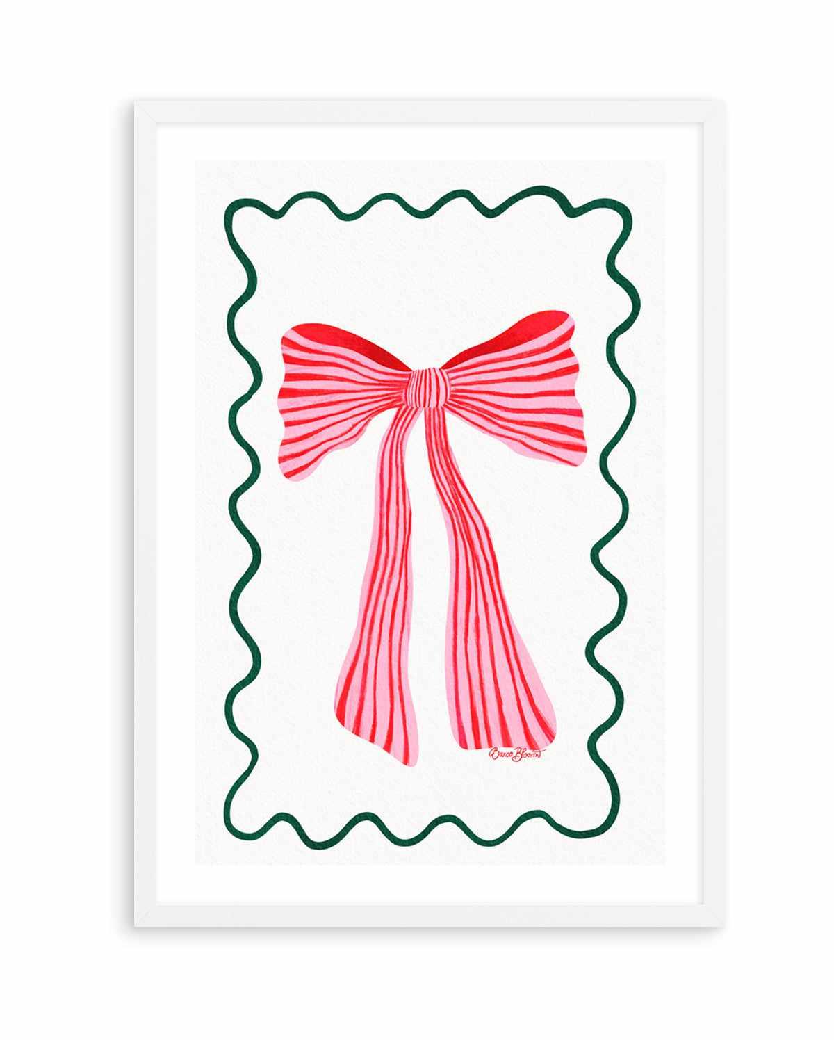 Pretty Ribbon by Baroo Bloom | Art Print from Olive et Oriel where you can shop wallpaper and artworks online