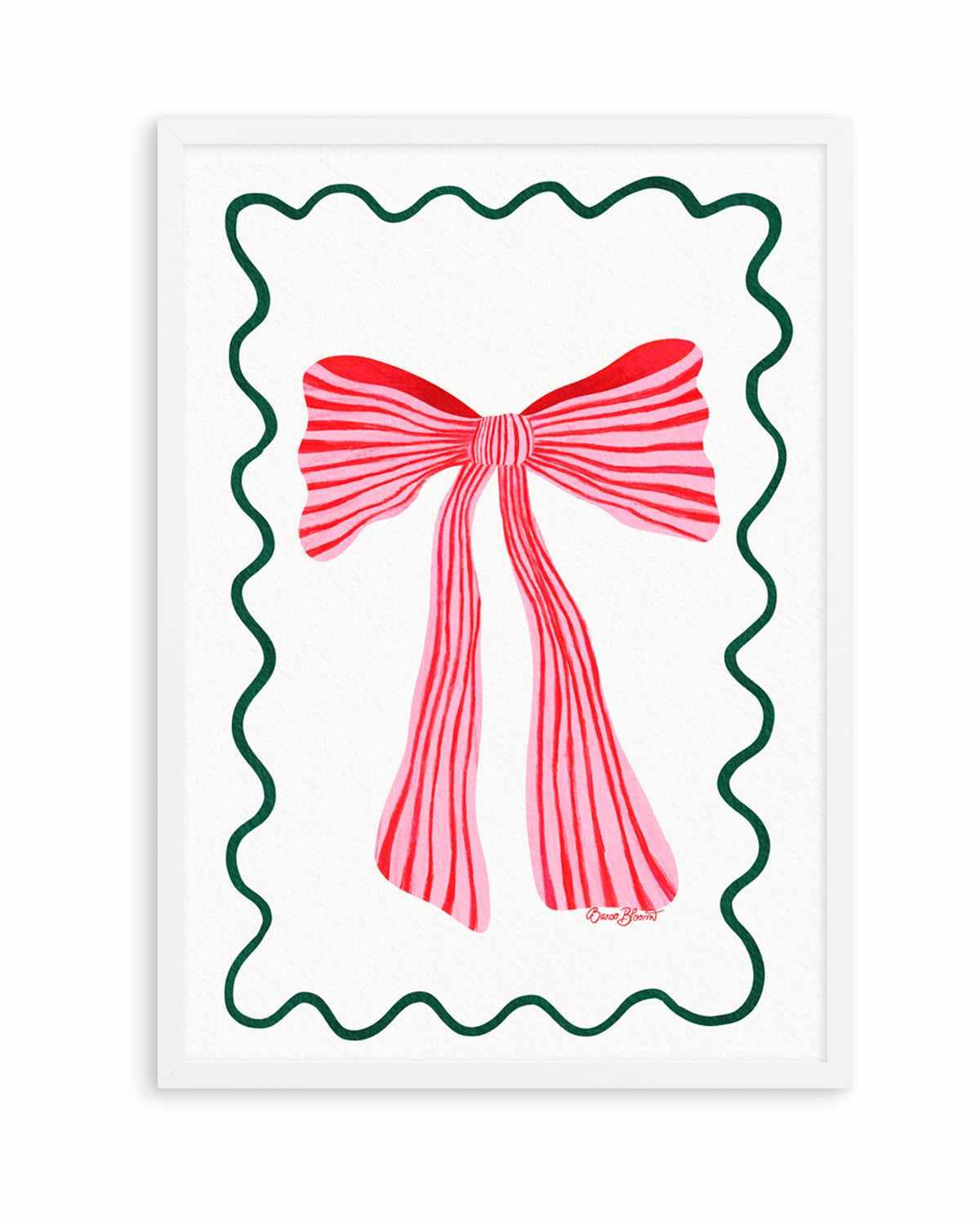 Pretty Ribbon by Baroo Bloom | Art Print from Olive et Oriel where you can shop wallpaper and artworks online