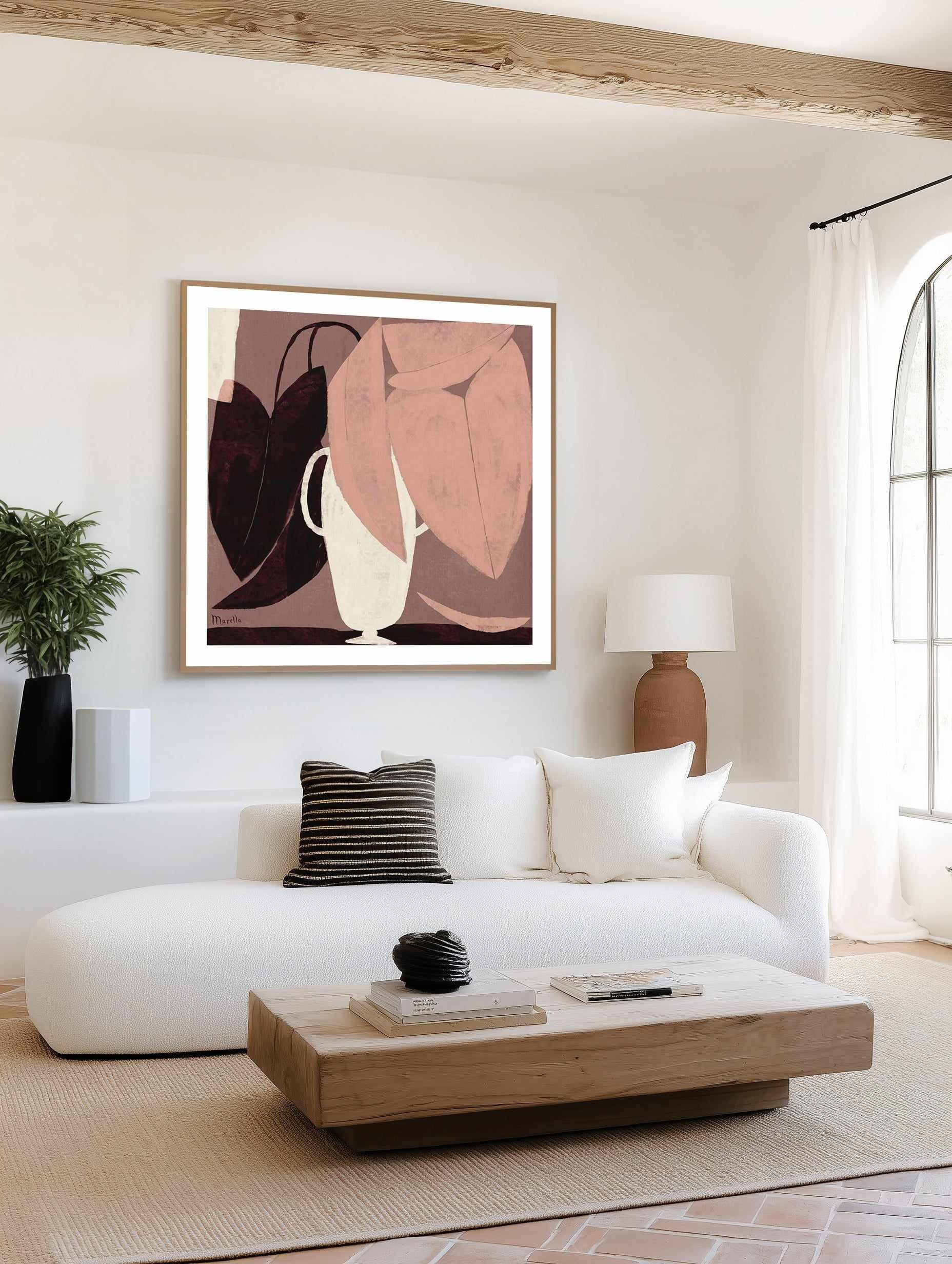 Pretty in Pink by Marco Marella | Art Print from Olive et Oriel where you can shop wallpaper and artworks online