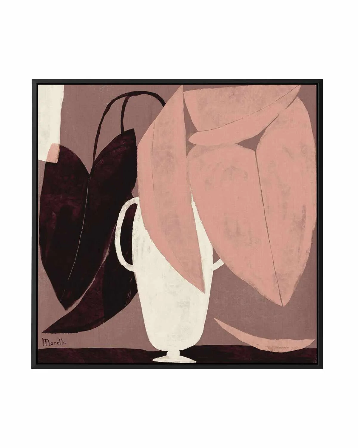 Pretty in Pink by Marco Marella | Framed Canvas Art Print from Olive et Oriel where you can shop wallpaper and artworks online