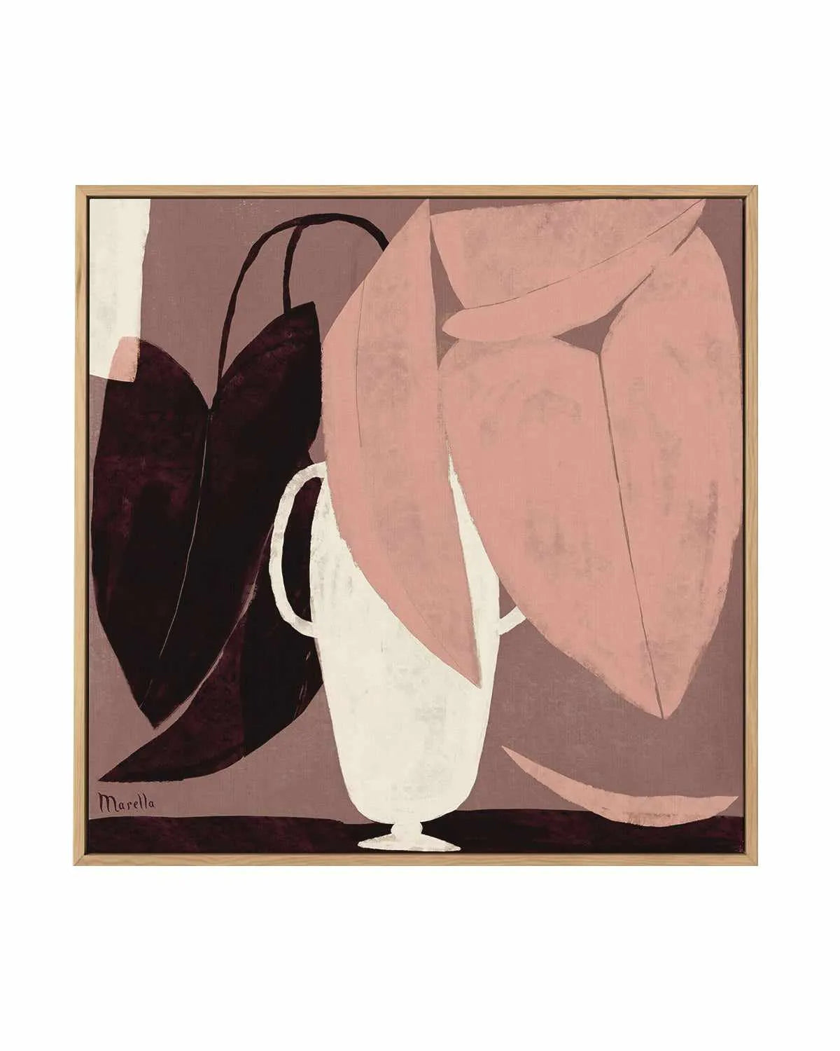 Pretty in Pink by Marco Marella | Framed Canvas Art Print from Olive et Oriel where you can shop wallpaper and artworks online