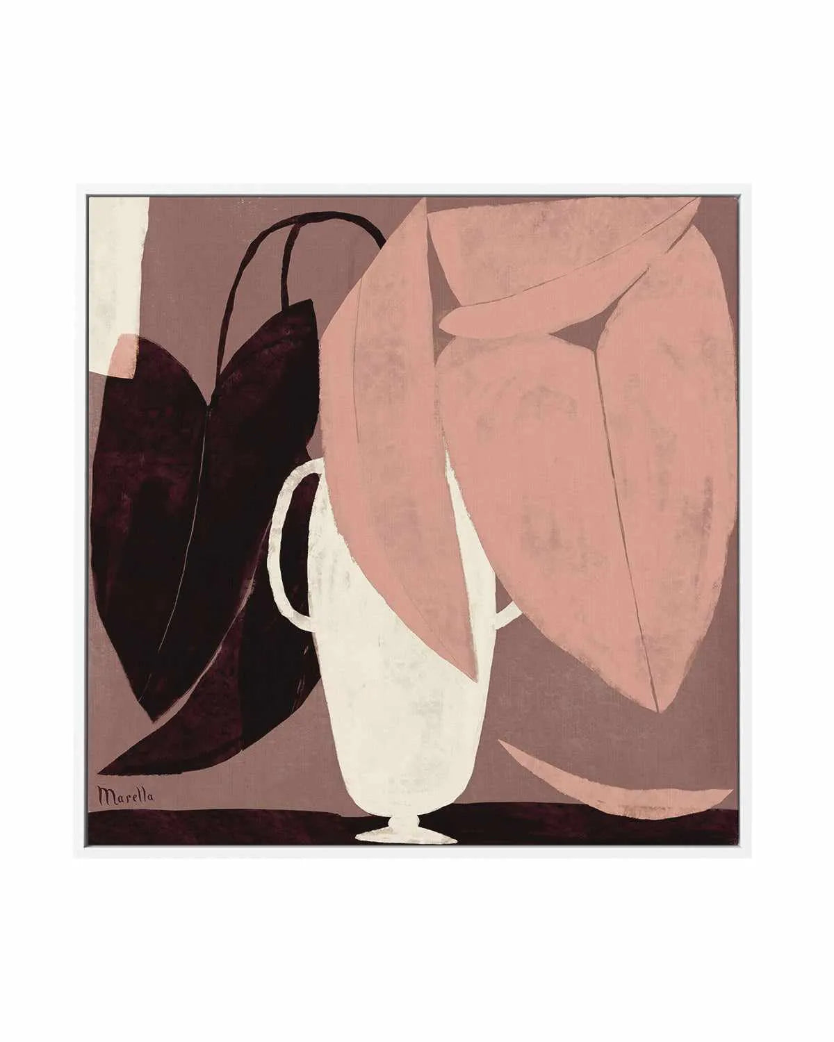 Pretty in Pink by Marco Marella | Framed Canvas Art Print from Olive et Oriel where you can shop wallpaper and artworks online