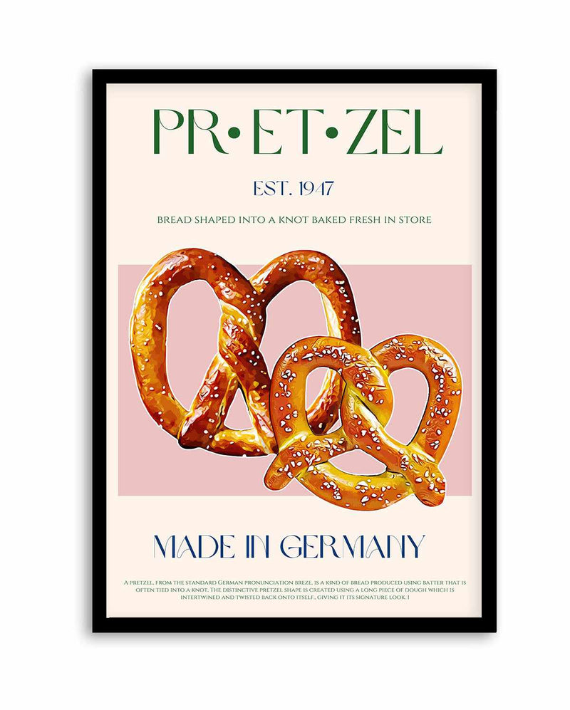 Pretzel Print By By Nazma Khokbar | Art Print