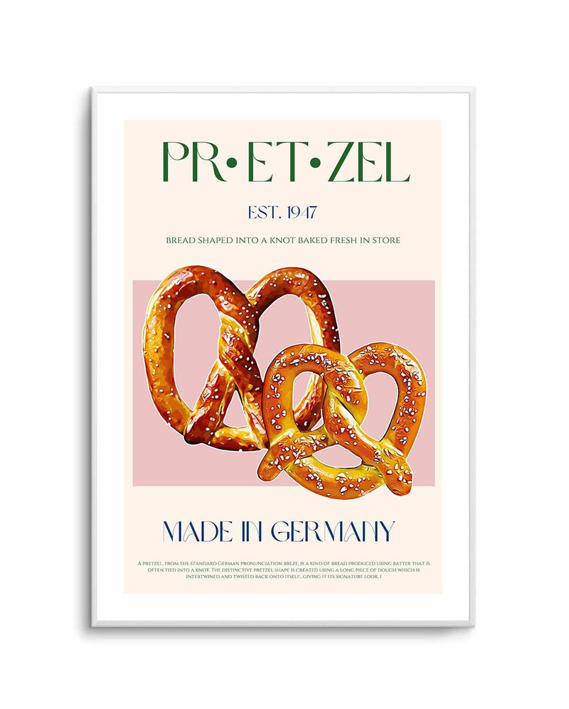 Pretzel Print By By Nazma Khokbar | Art Print