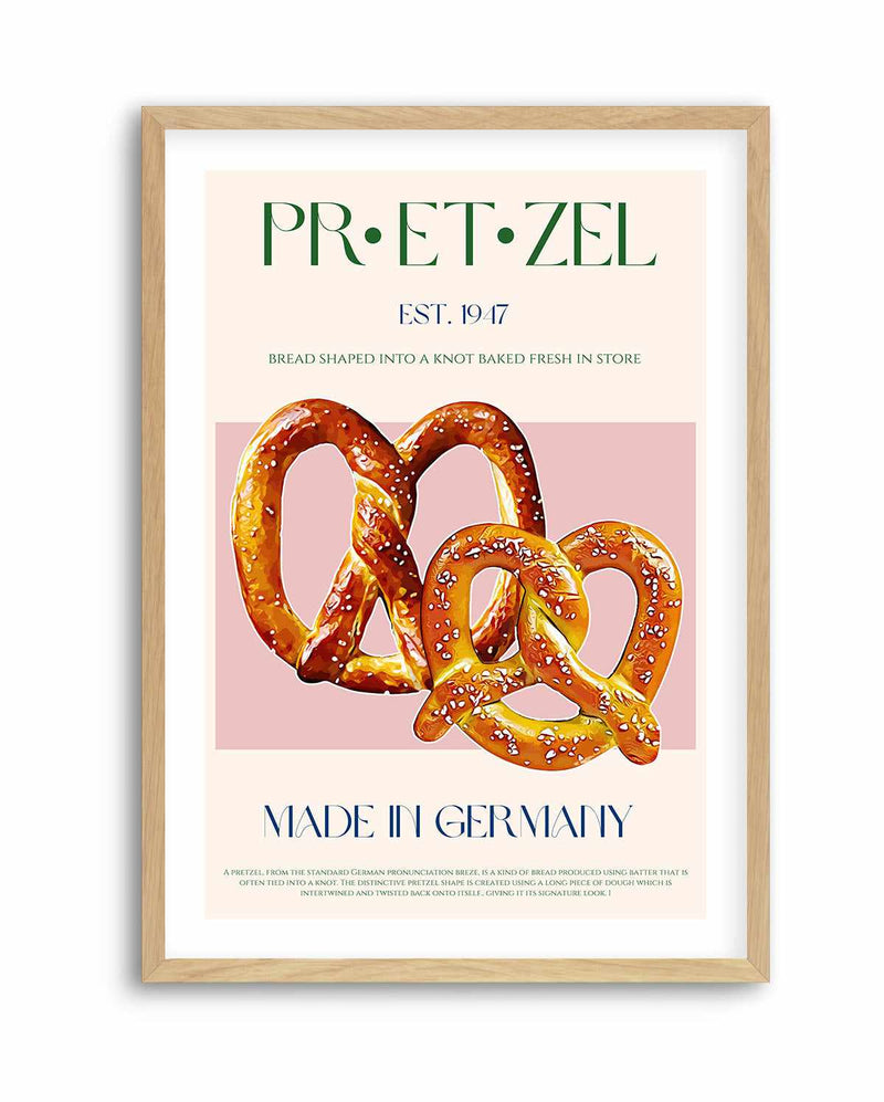 Pretzel Print By By Nazma Khokbar | Art Print