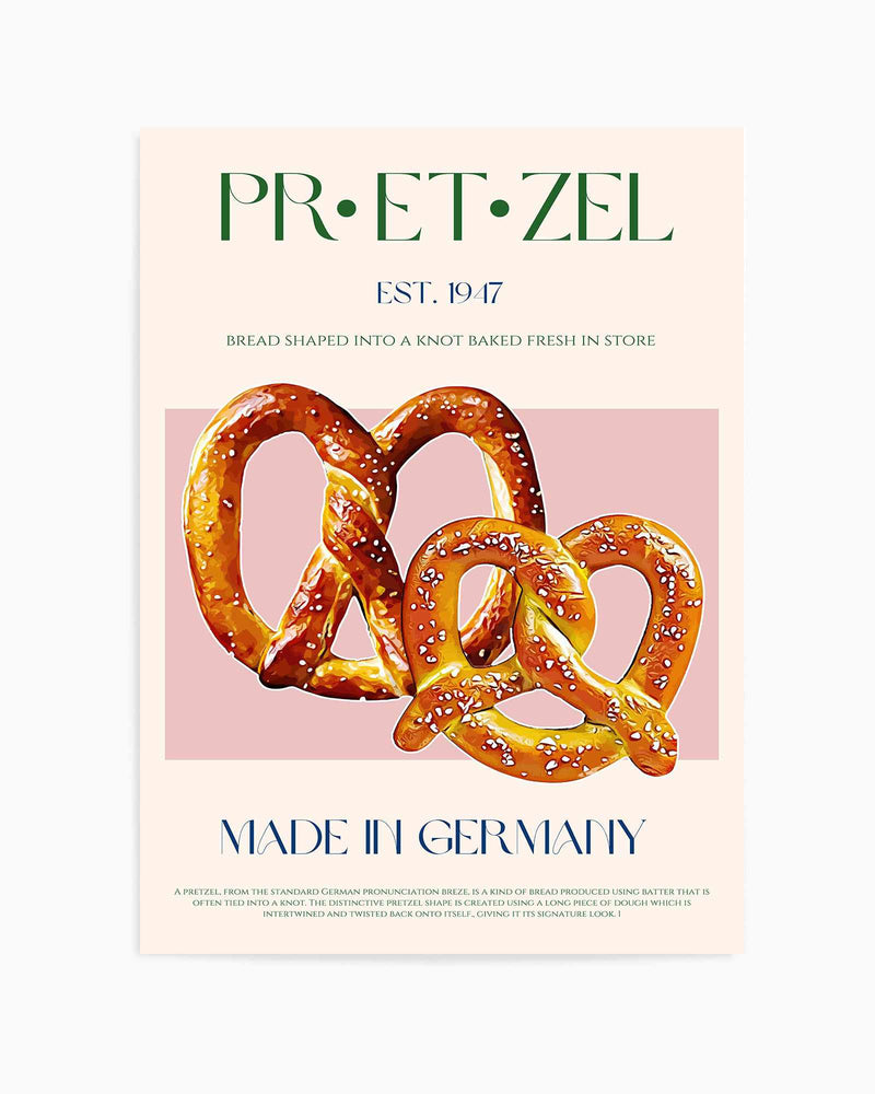 Pretzel Print By By Nazma Khokbar | Art Print