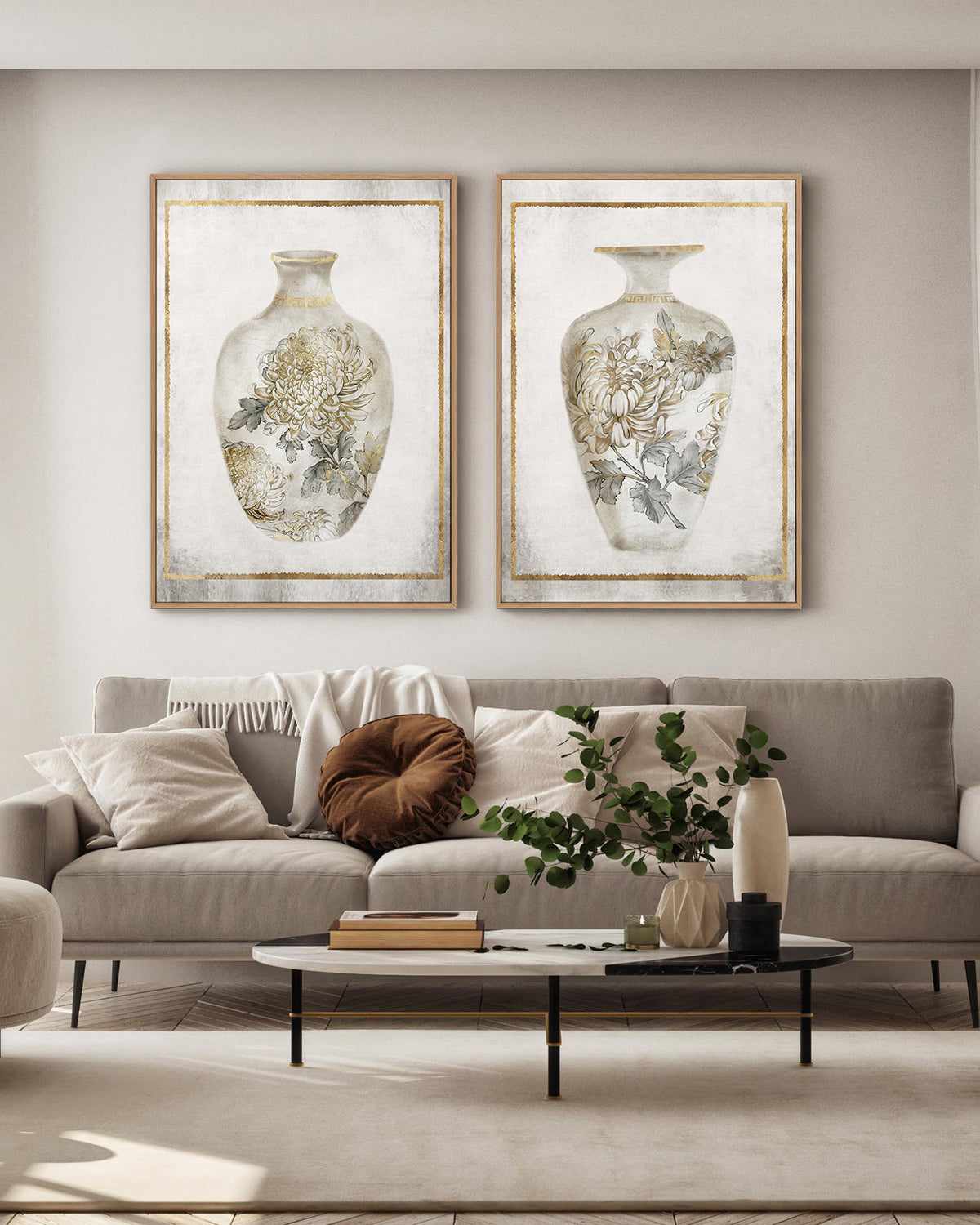 Priceless Vase II | Framed Canvas Art Print