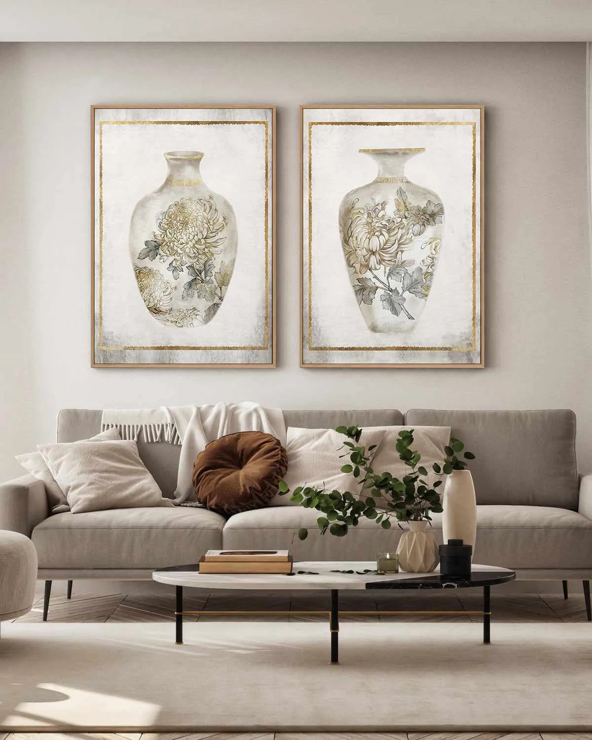 Priceless Vase II | Framed Canvas Art Print from Olive et Oriel where you can shop wallpaper and artworks online