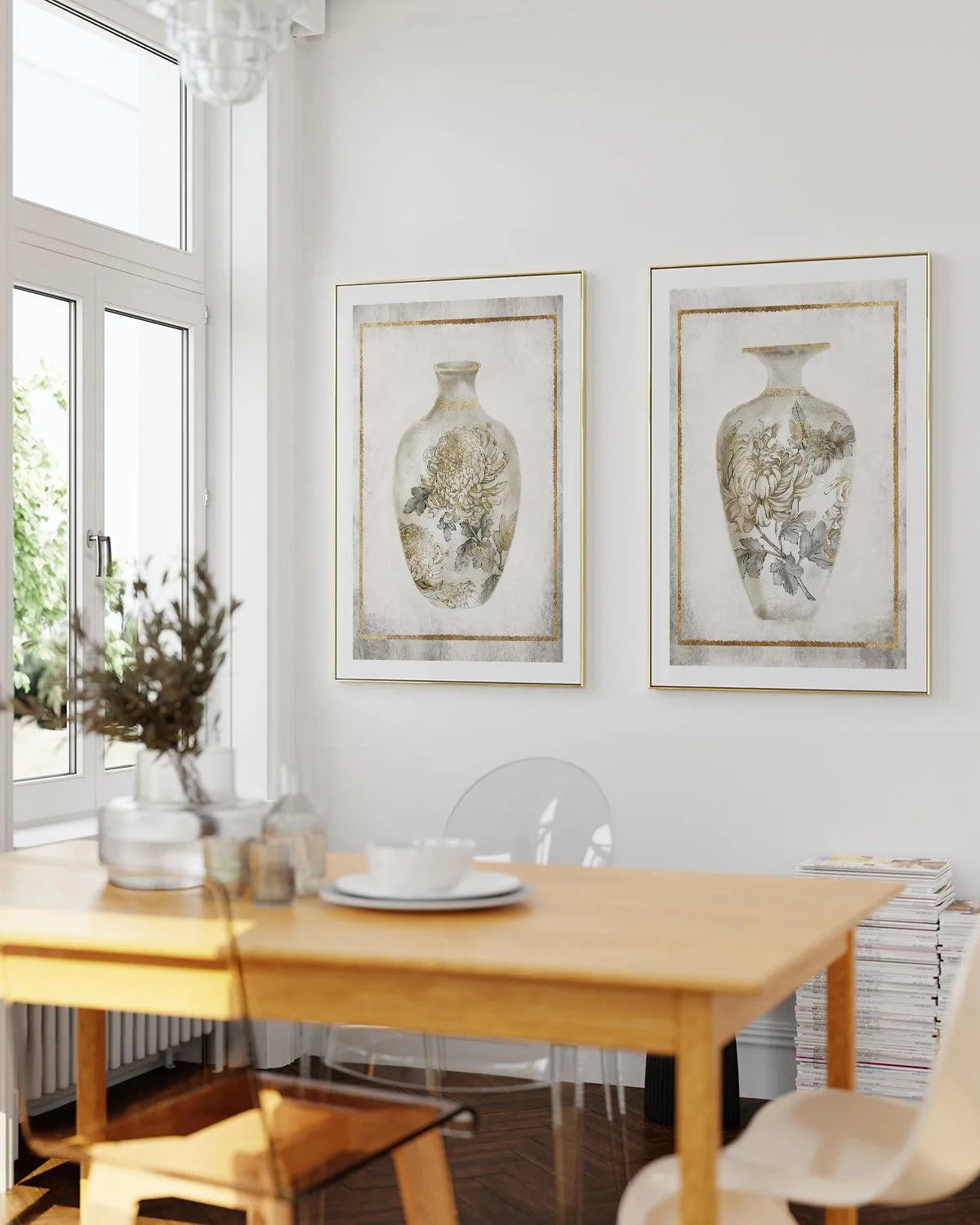 Priceless Vase II Art Print from Olive et Oriel where you can shop wallpaper and artworks online