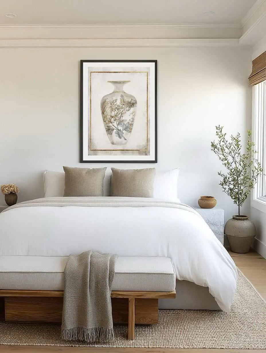 Priceless Vase II Art Print from Olive et Oriel where you can shop wallpaper and artworks online