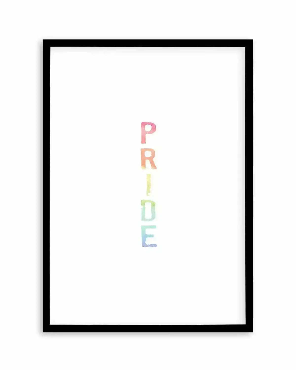 Pride | Rainbow Watercolour Art Print from Olive et Oriel where you can shop wallpaper and artworks online