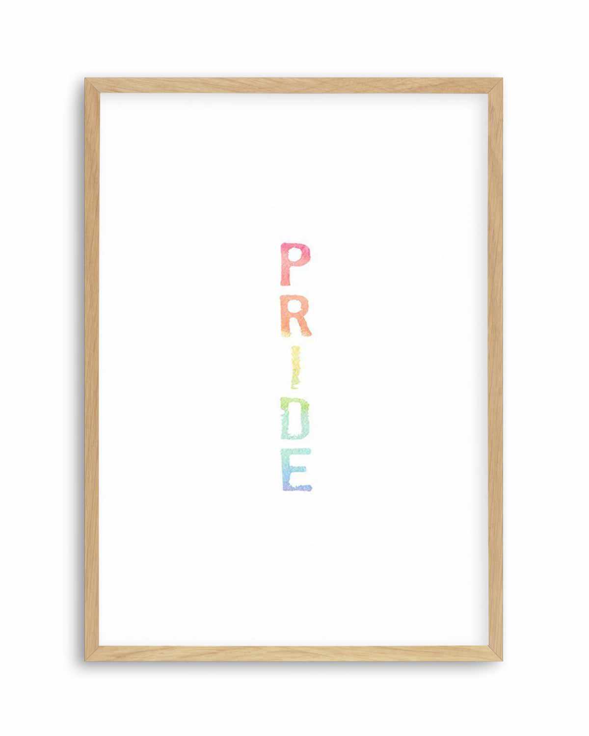 Pride | Rainbow Watercolour Art Print