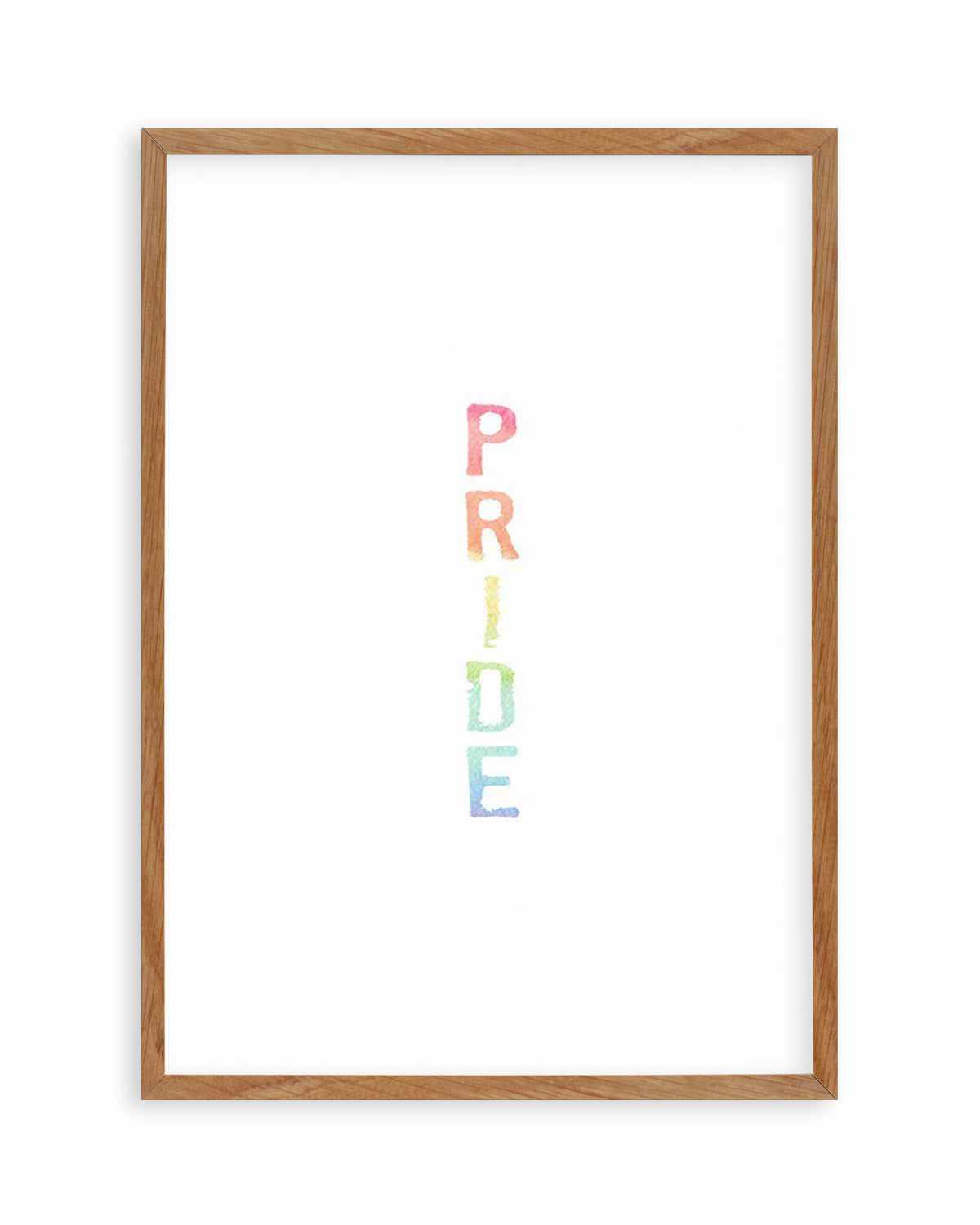 Pride | Rainbow Watercolour Art Print