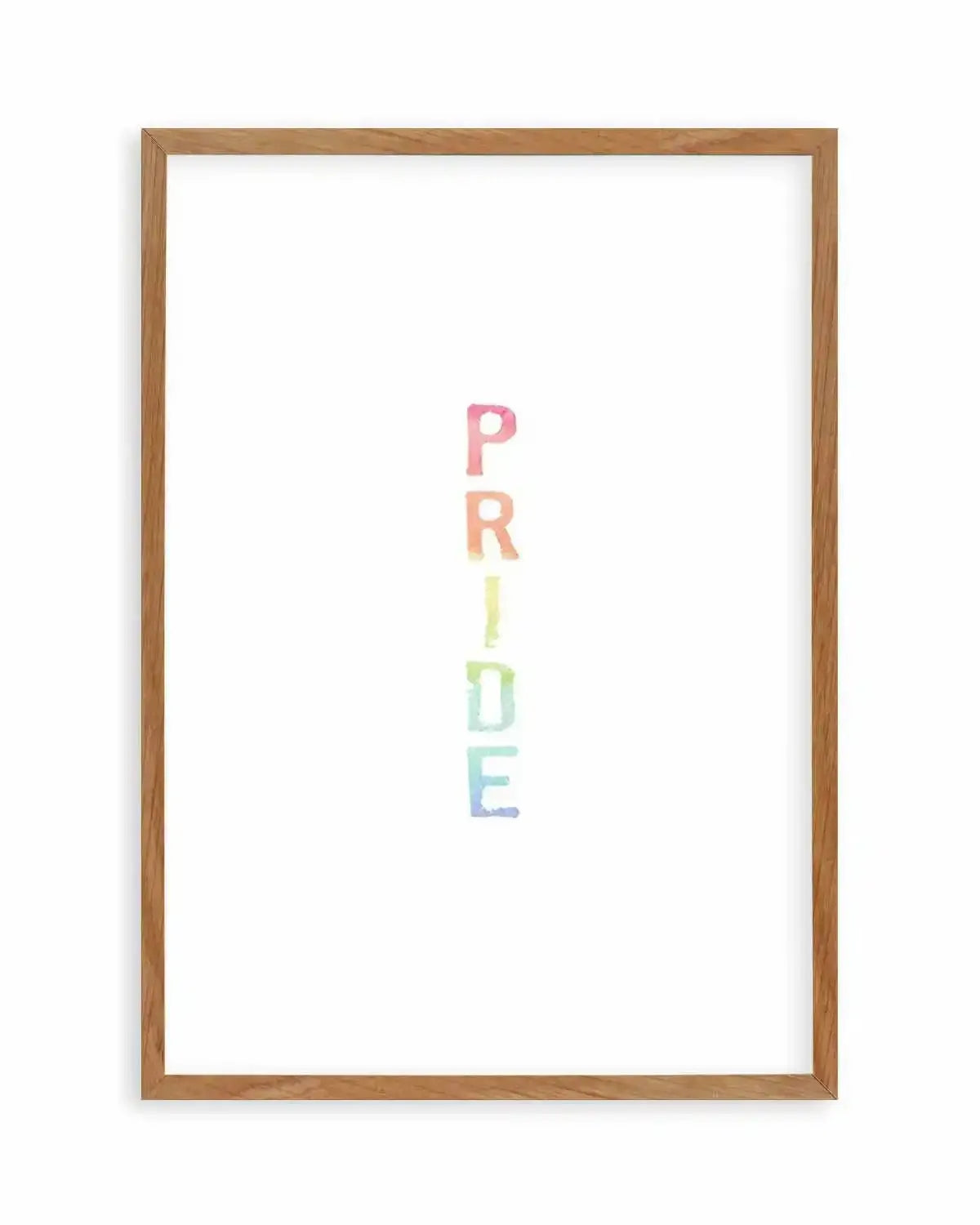 Pride | Rainbow Watercolour Art Print from Olive et Oriel where you can shop wallpaper and artworks online