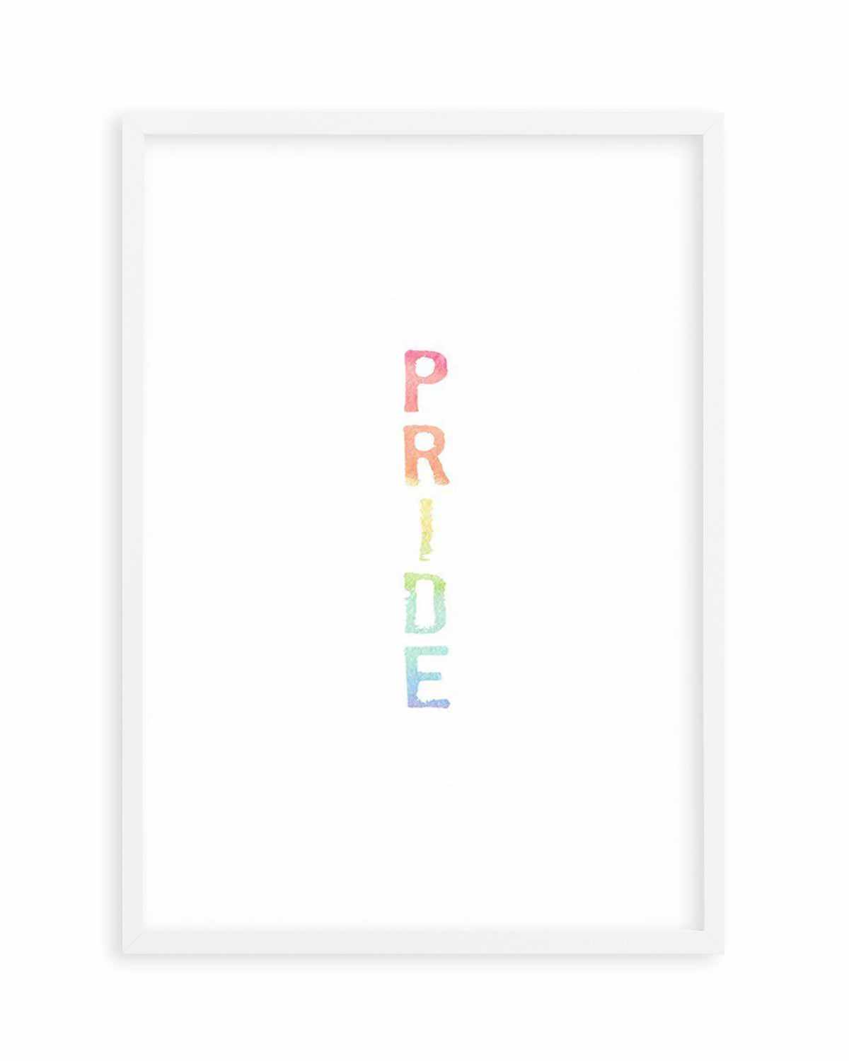 Pride | Rainbow Watercolour Art Print