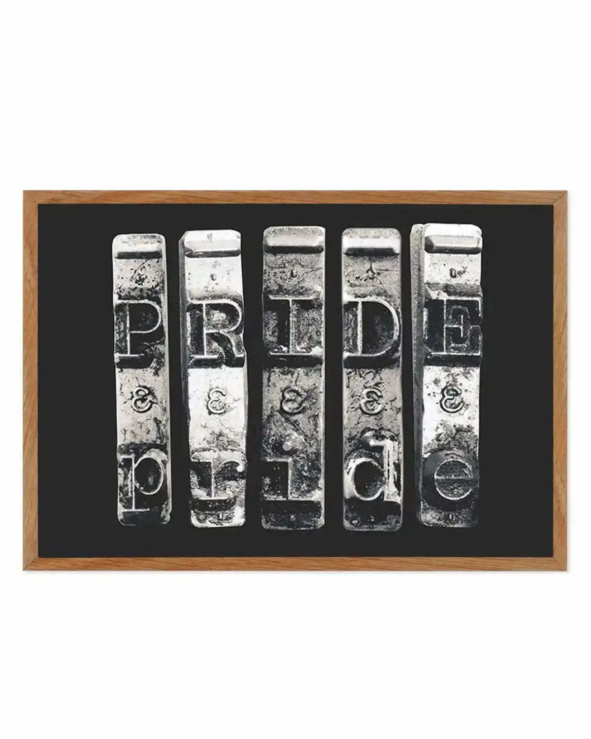 Pride | Typewriter Art Print from Olive et Oriel where you can shop wallpaper and artworks online