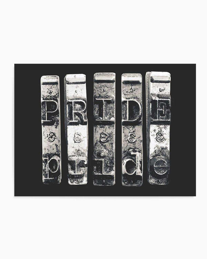 Pride | Typewriter Art Print