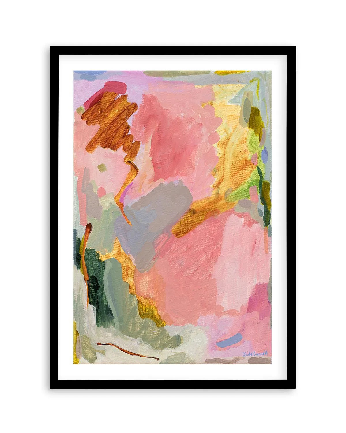 Primrose by Jade Carnell Art Print-PRINT-Olive et Oriel-Jade Carnell-A5 | 5.8" x 8.3" | 14.8 x 21cm-Black-With White Border-Buy-Australian-Art-Prints-Online-with-Olive-et-Oriel-Your-Artwork-Specialists-Austrailia-Decorate-With-Coastal-Photo-Wall-Art-Prints-From-Our-Beach-House-Artwork-Collection-Fine-Poster-and-Framed-Artwork