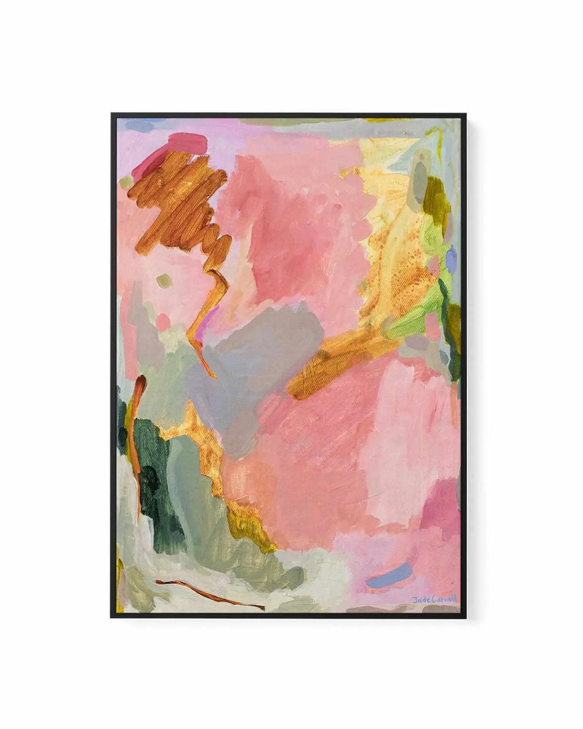 Primrose by Jade Carnell | Framed Canvas Art Print from Olive et Oriel where you can shop wallpaper and artworks online