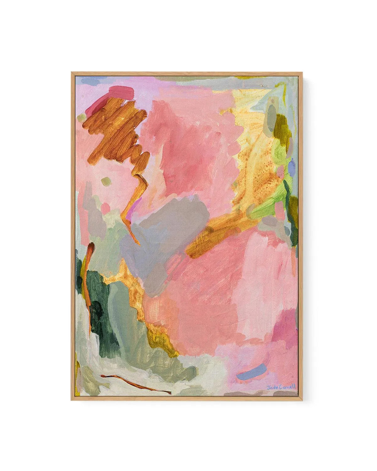 Primrose by Jade Carnell | Framed Canvas-CANVAS-You can shop wall art online with Olive et Oriel for everything from abstract art to fun kids wall art. Our beautiful modern art prints and canvas art are available from large canvas prints to wall art paintings and our proudly Australian artwork collection offers only the highest quality framed large wall art and canvas art Australia - You can buy fashion photography prints or Hampton print posters and paintings on canvas from Olive et Oriel and h