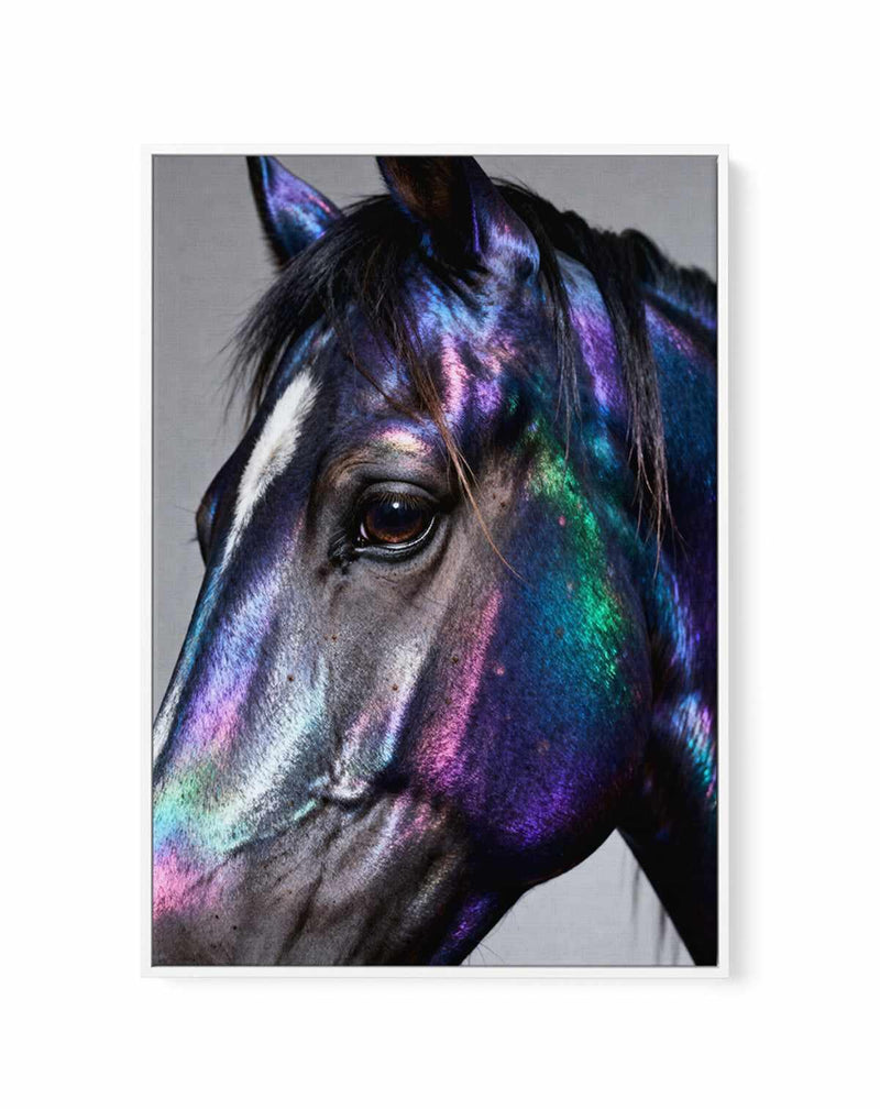 Prism Stallion | Framed Canvas Art Print from Olive et Oriel where you can shop wallpaper and artworks online