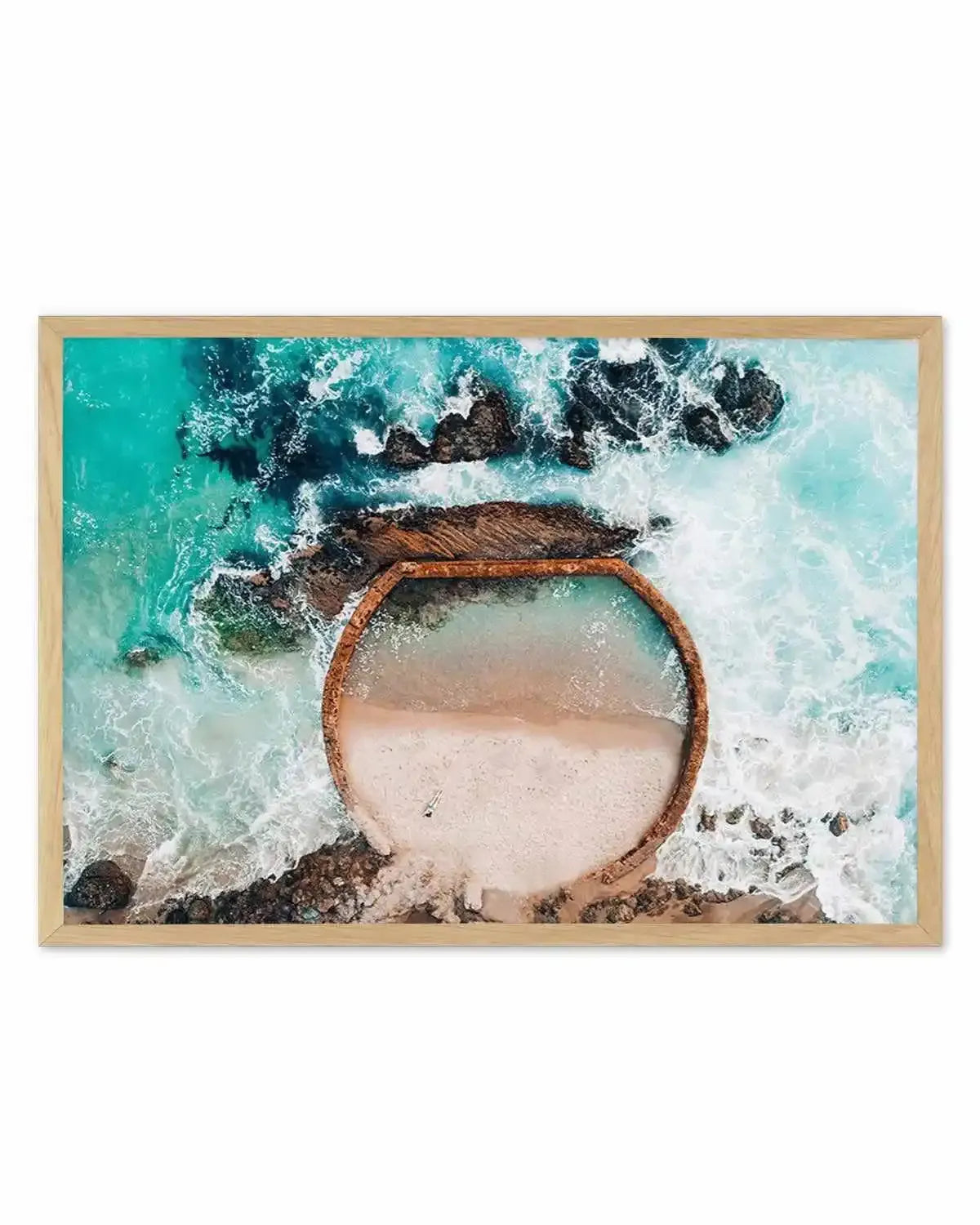 Private Beach | Laguna, California Art Print from Olive et Oriel where you can shop wallpaper and artworks online