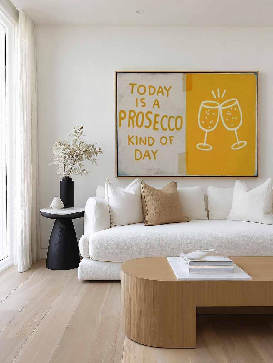 Prosecco by Marco Marella | Framed Canvas Art Print from Olive et Oriel where you can shop wallpaper and artworks online