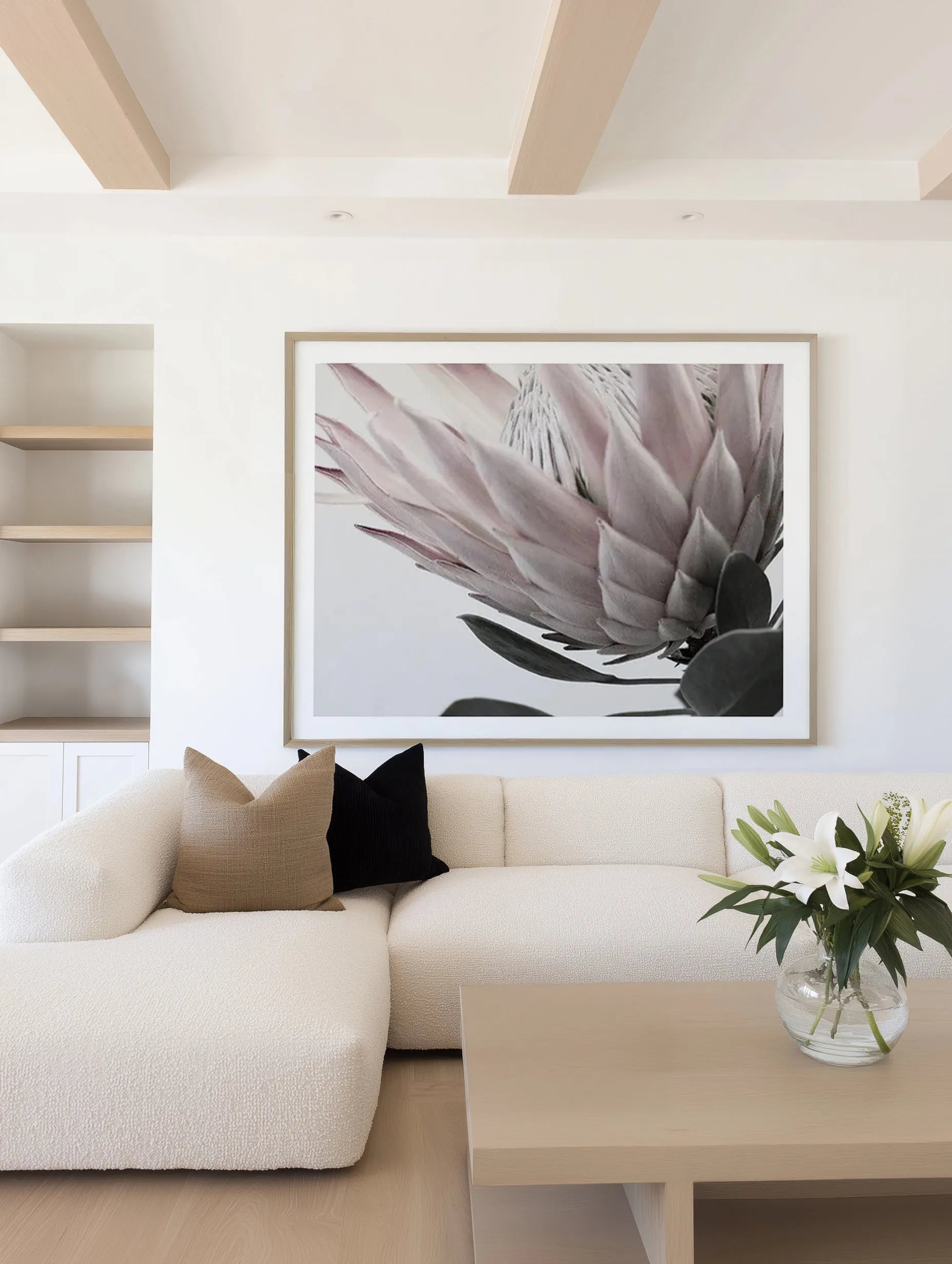 Protea Lumiere | LS from Olive et Oriel where you can shop wallpaper and artworks online