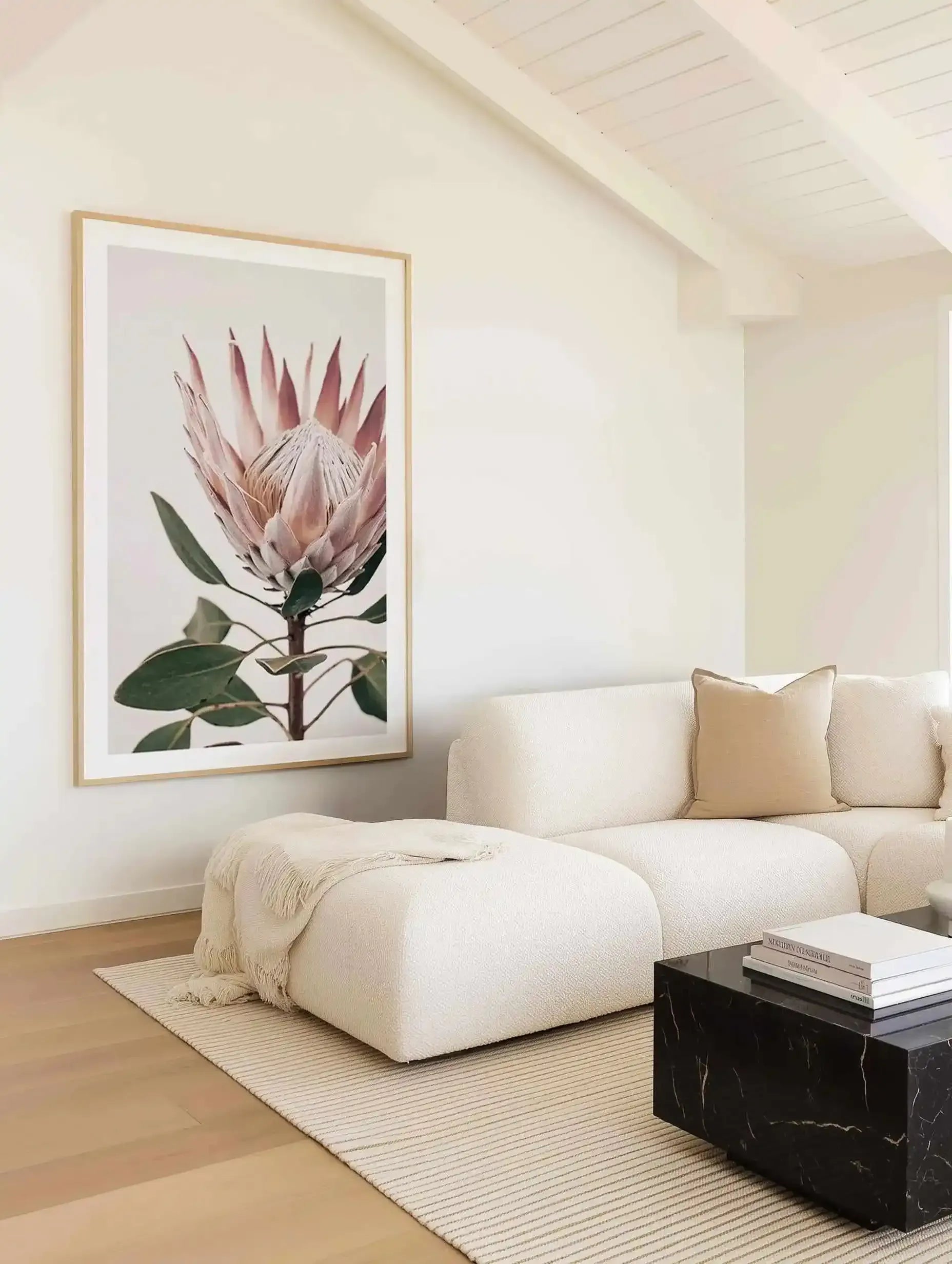Protea in Overture I Art Print from Olive et Oriel where you can shop wallpaper and artworks online