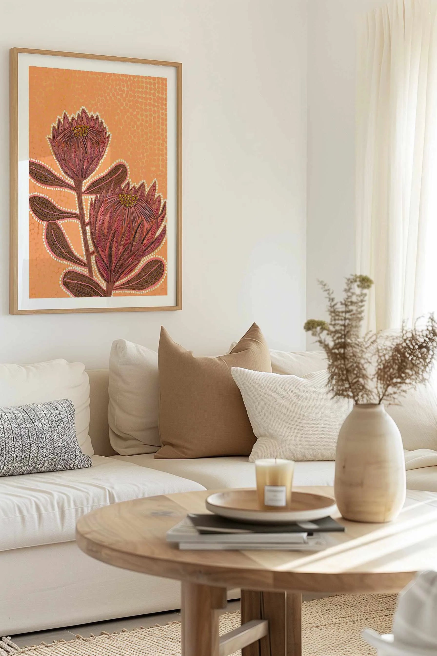 Proteas By Domica Hill | Art Print from Olive et Oriel where you can shop wallpaper and artworks online
