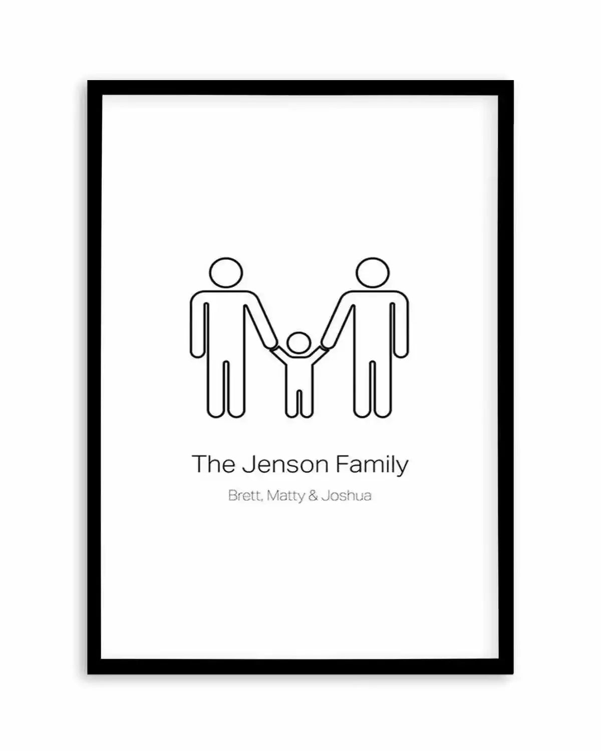 Proud Parents Art Print from Olive et Oriel where you can shop wallpaper and artworks online