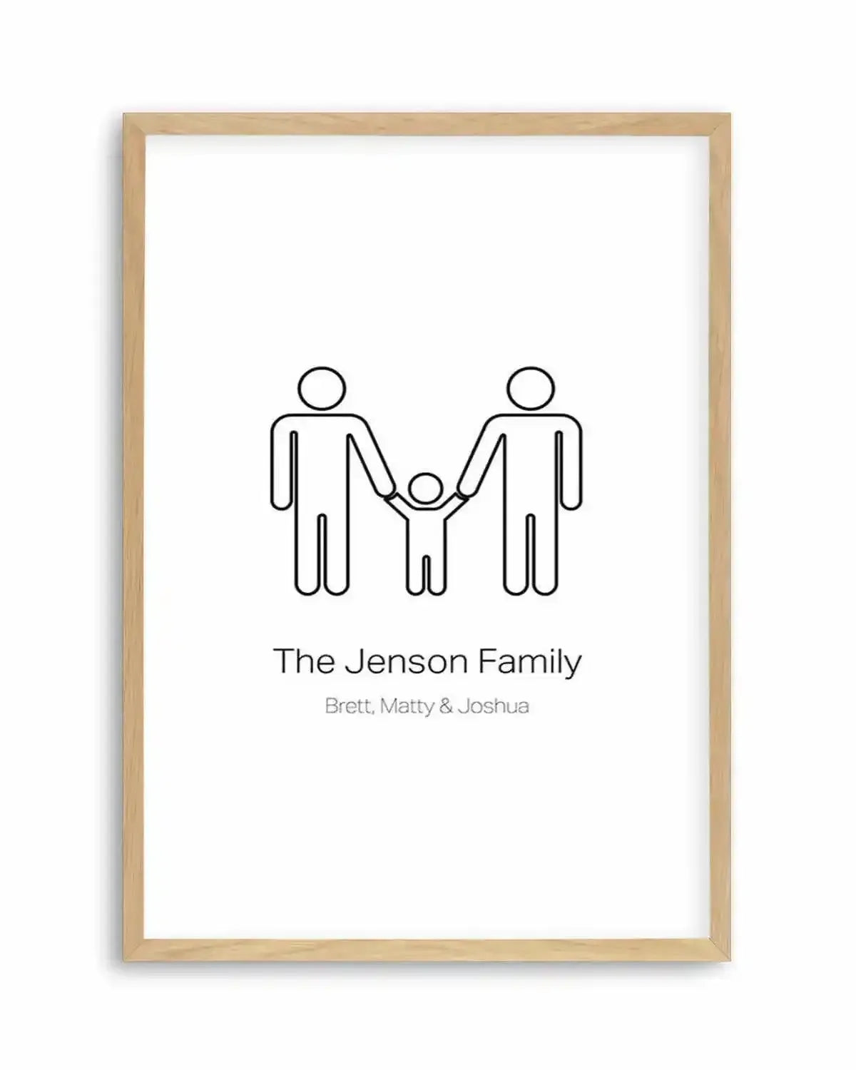 Proud Parents Art Print from Olive et Oriel where you can shop wallpaper and artworks online