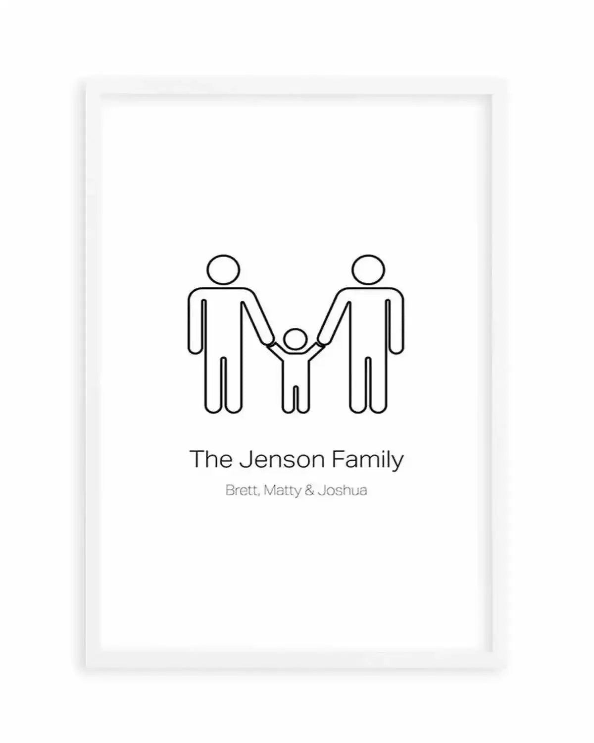 Proud Parents Art Print from Olive et Oriel where you can shop wallpaper and artworks online