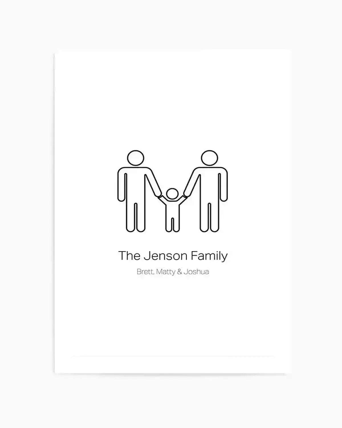 Proud Parents Art Print from Olive et Oriel where you can shop wallpaper and artworks online