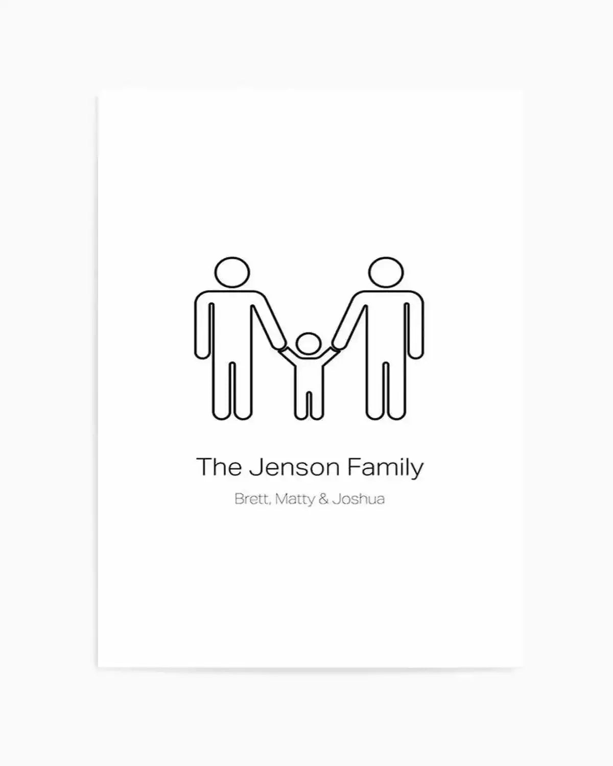 Proud Parents Art Print from Olive et Oriel where you can shop wallpaper and artworks online