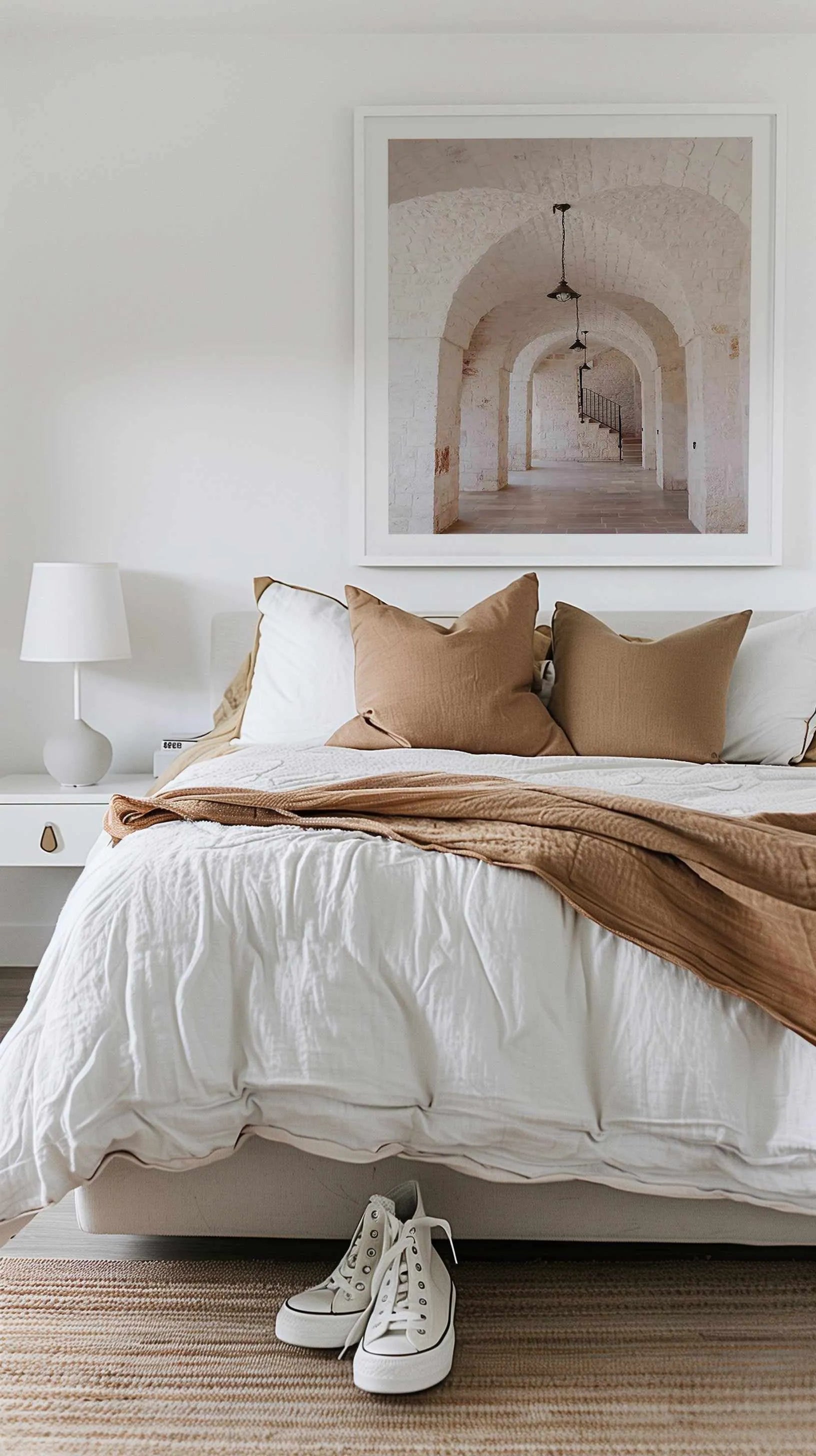 Puglia Arches by Renee Rae Art Print from Olive et Oriel where you can shop wallpaper and artworks online