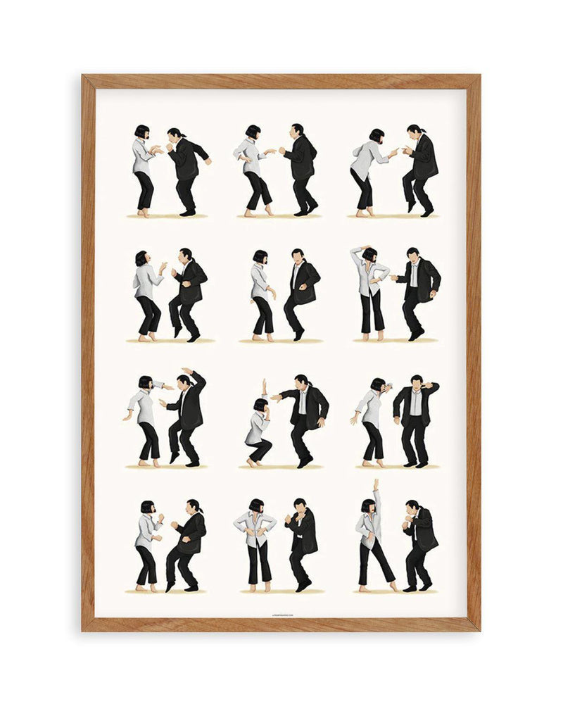 Pulp Fiction II | Draw Me A Song Collection Art Print