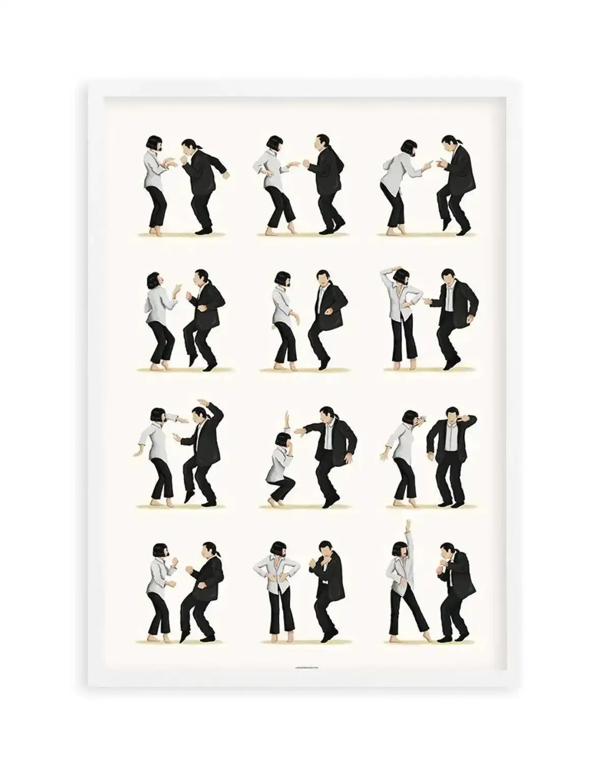 Pulp Fiction II | Draw Me A Song Collection Art Print from Olive et Oriel where you can shop wallpaper and artworks online