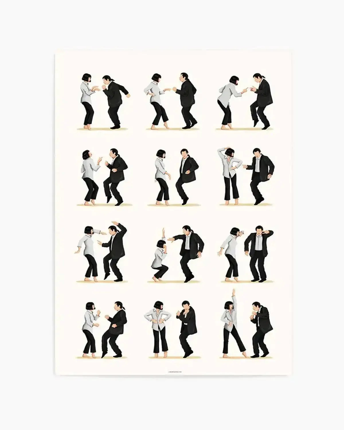 Pulp Fiction II | Draw Me A Song Collection Art Print from Olive et Oriel where you can shop wallpaper and artworks online