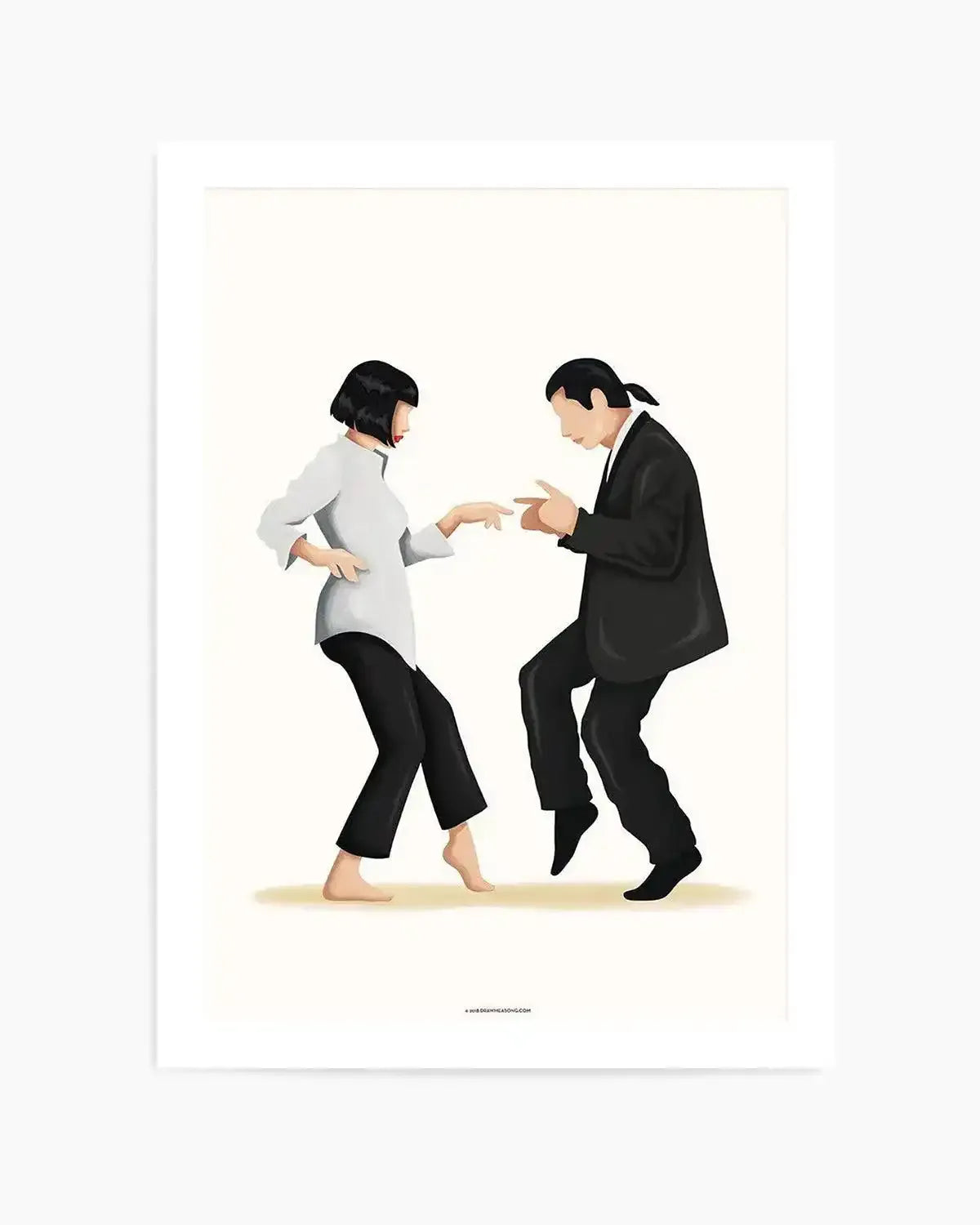Pulp Fiction | Draw Me A Song Collection Art Print from Olive et Oriel where you can shop wallpaper and artworks online