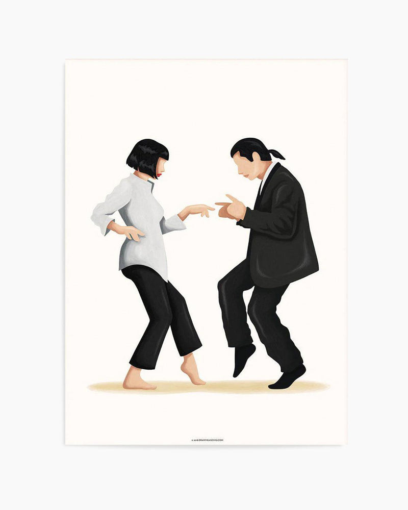 Pulp Fiction | Draw Me A Song Collection Art Print