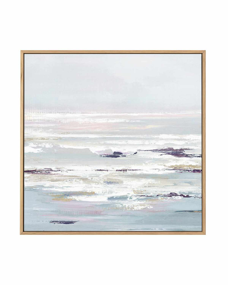 Purple Tides I | Framed Canvas Art Print