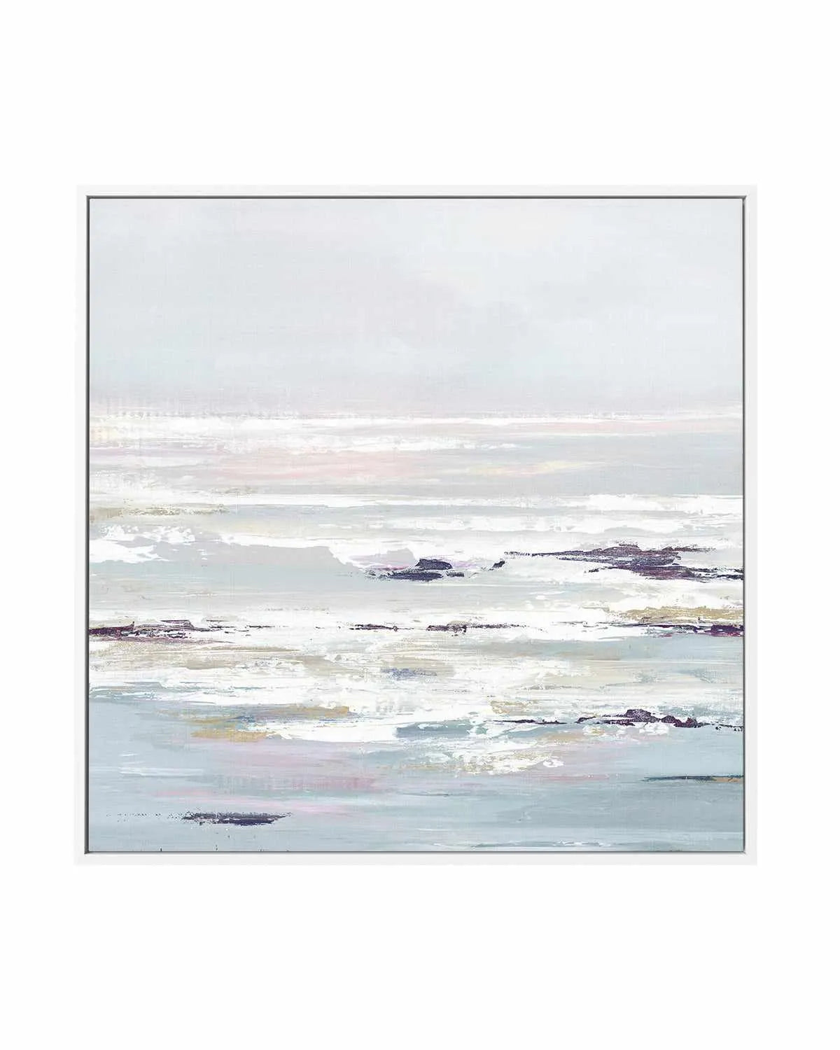 Purple Tides I | Framed Canvas Art Print from Olive et Oriel where you can shop wallpaper and artworks online