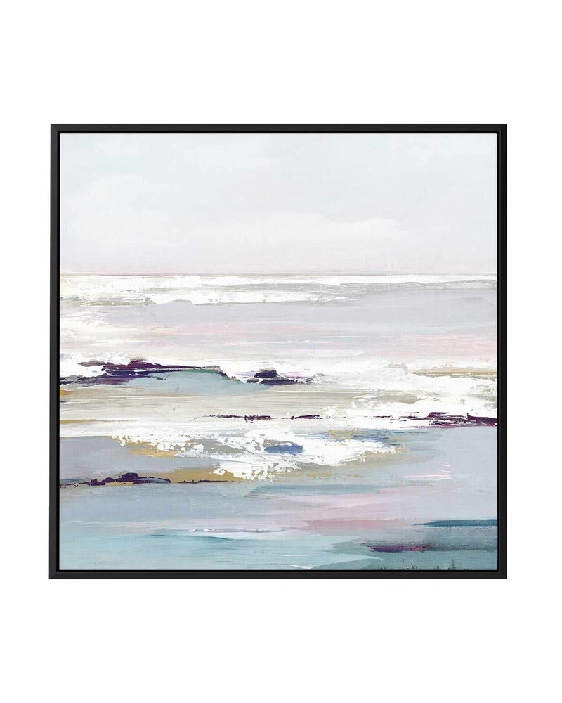 Purple Tides II | Framed Canvas Art Print