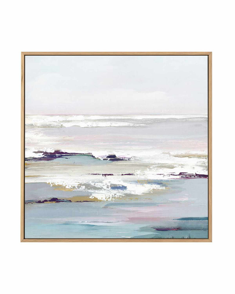 Purple Tides II | Framed Canvas Art Print