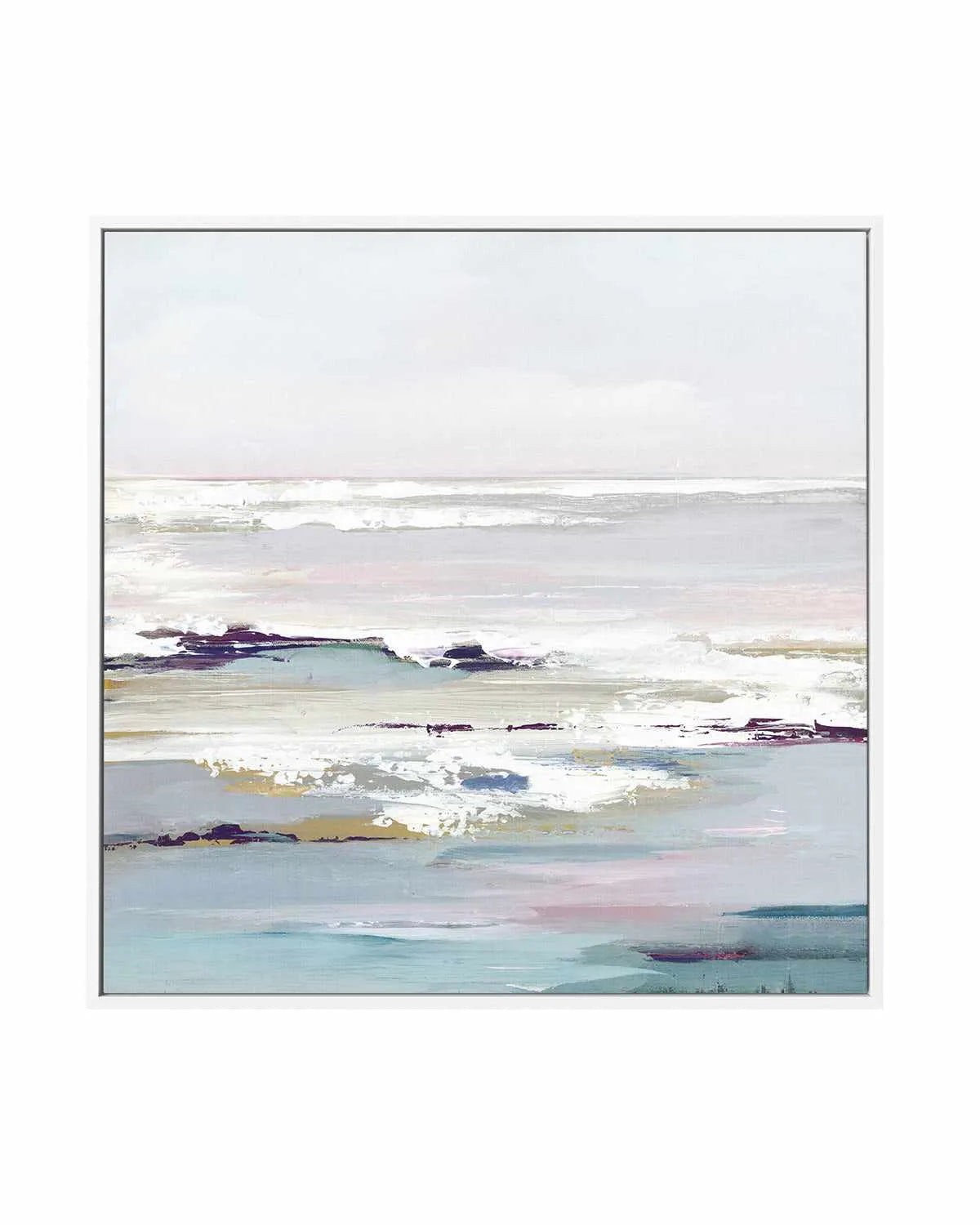 Purple Tides II | Framed Canvas Art Print from Olive et Oriel where you can shop wallpaper and artworks online