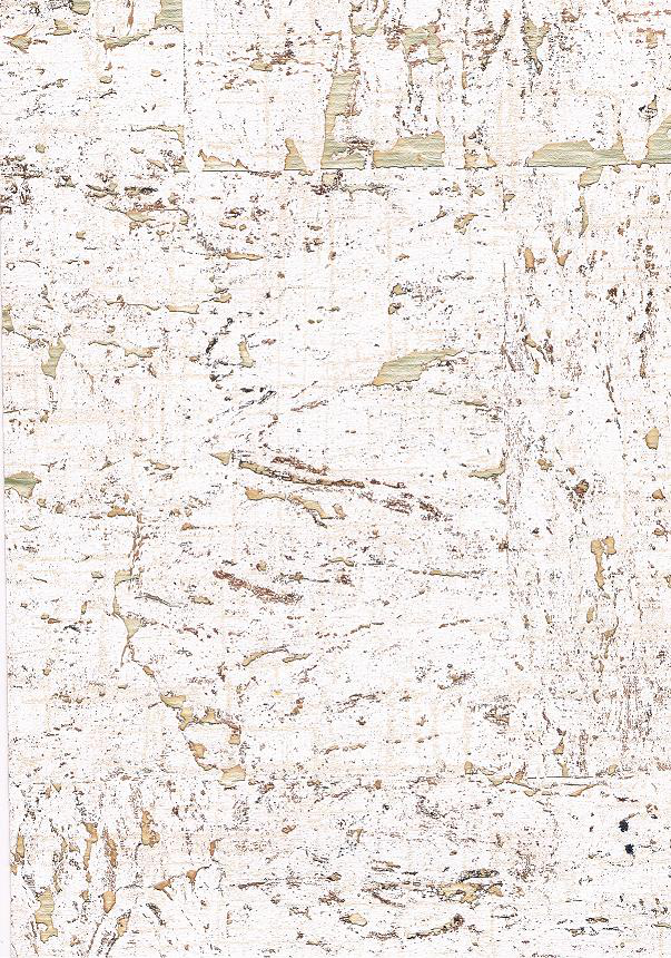 Coconut White cork wallpaper — natural cork wallcovering texture